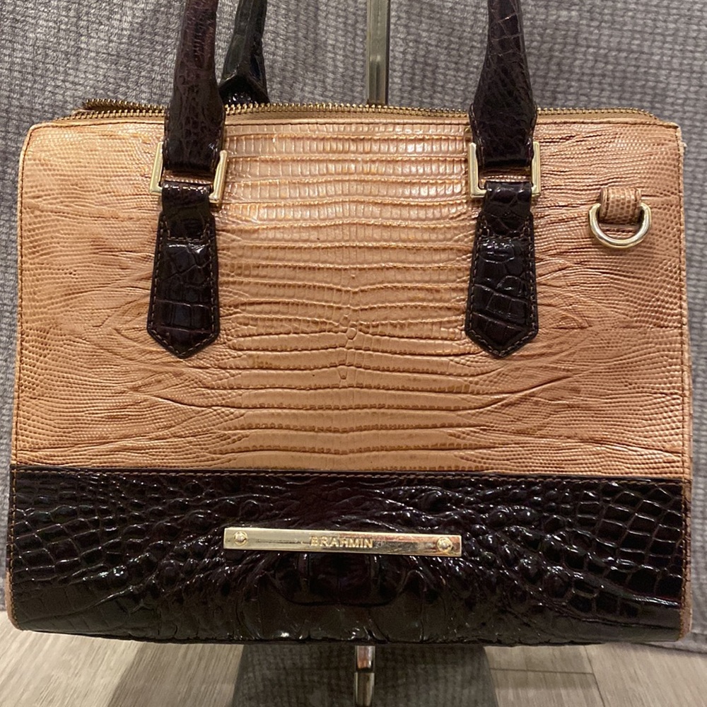 Brahmin Croc Embossed Satchel - Picture 16 of 16